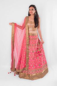 Bright in Pink Lehenga Choli Set